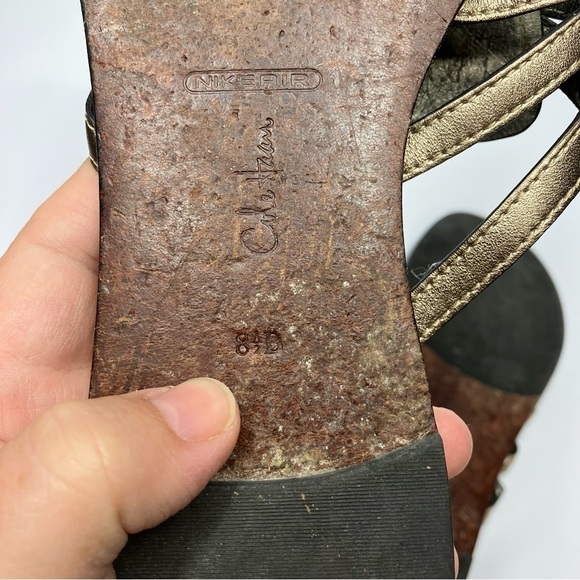Cole Haan nike air leather sandals flip flops size 8.5 - Picture 5 of 5